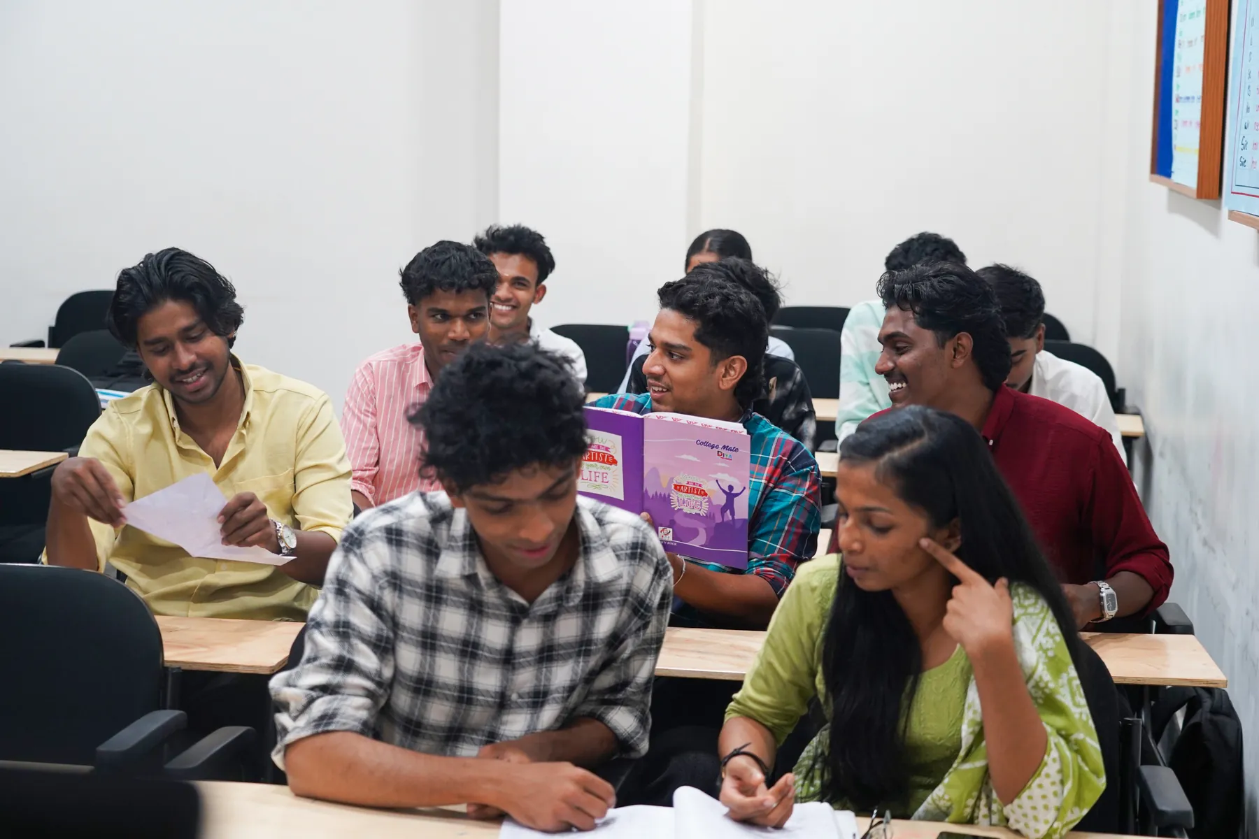 Students celebrating at an Eduflair campus event